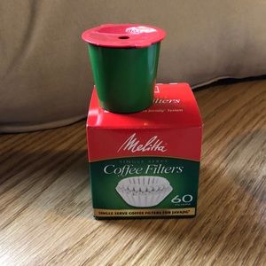 1 Melitta JavaJig for use with Kerrigan 1.0 & 2.0. 60 COFFEE FILTERS Sealed box